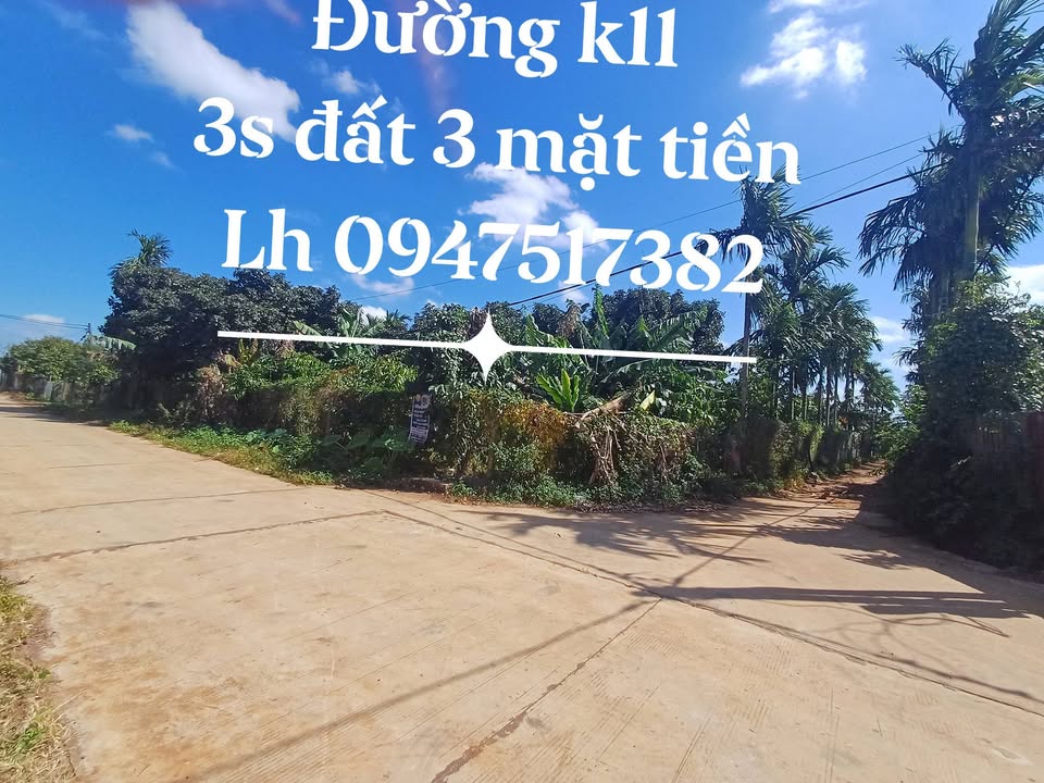 Đất 3 mặt tiền đường K11 Tân An 360m² giá 1.8 tỷ - Cơ hội đầu tư tuyệt vời!