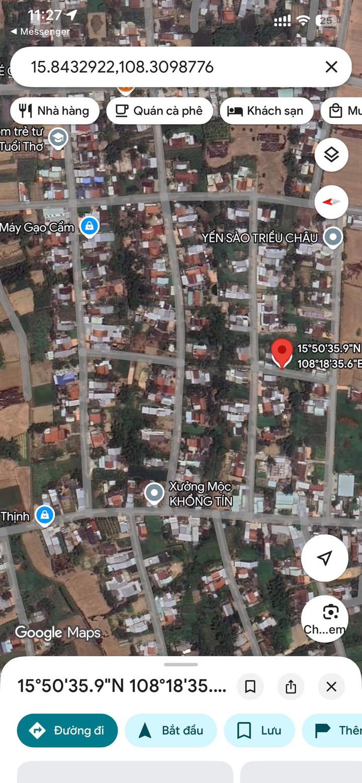 Đất thổ cư Triều Châu, Duy Phước 138m² giá 700 triệu - Sổ hồng trao tay!