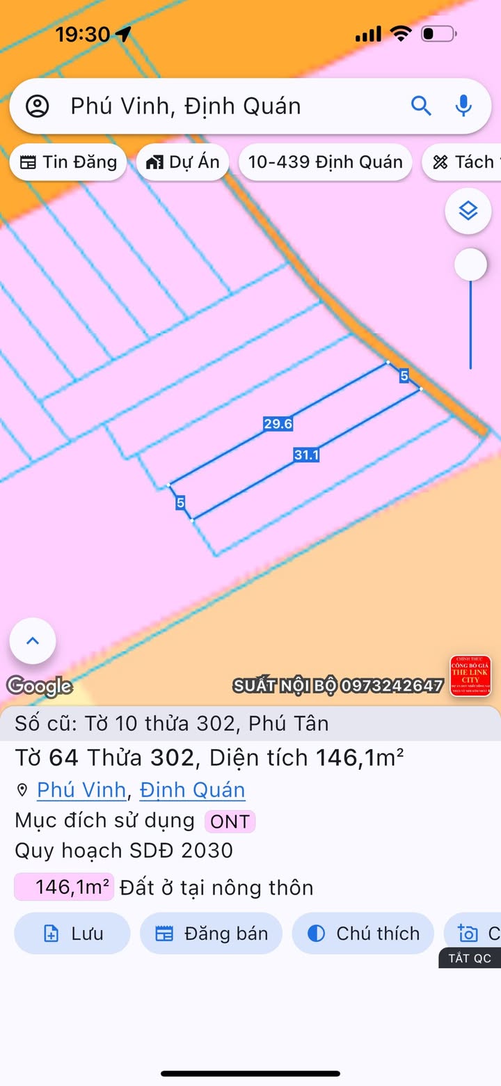 Đất nền 150m² Ấp 7 Phú Tân giá 290 triệu - Cơ hội đầu tư tuyệt vời!