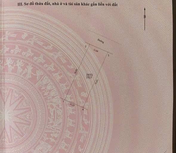 Lô đất 376m² tại Thôn 6, xã Phú Cát - Cơ hội đầu tư tiềm năng gần Khu Công Nghệ Cao
