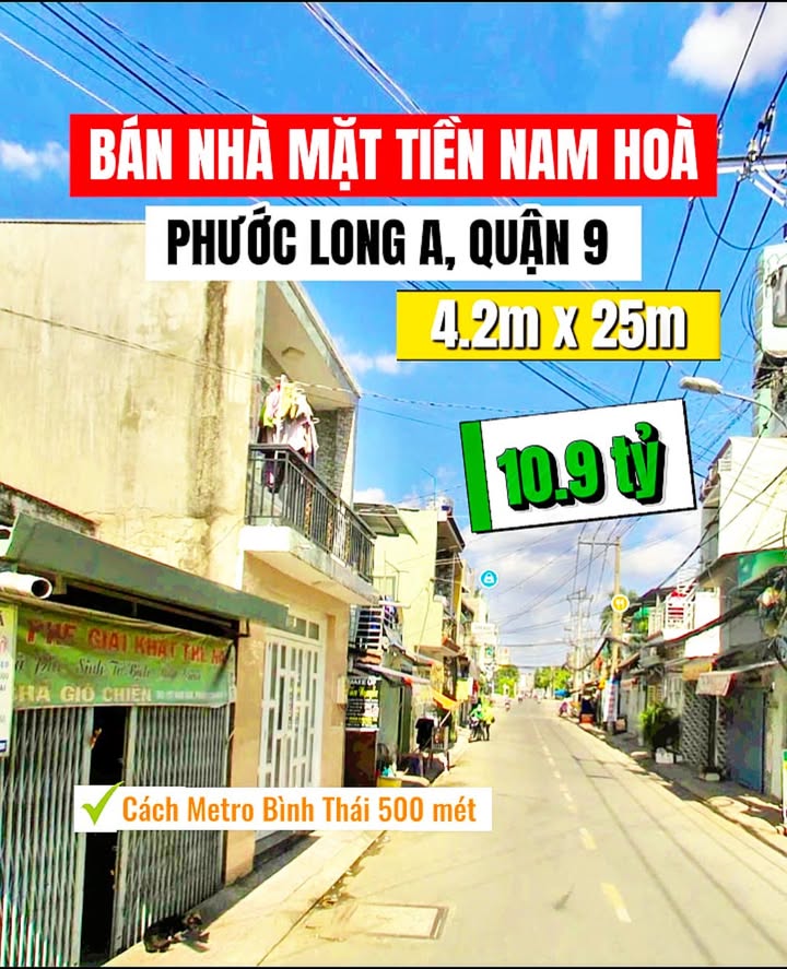Nhà mặt tiền Xa Lộ Hà Nội, Phước Long A, 105m², giá 10.9 tỷ - Kinh doanh sầm uất!