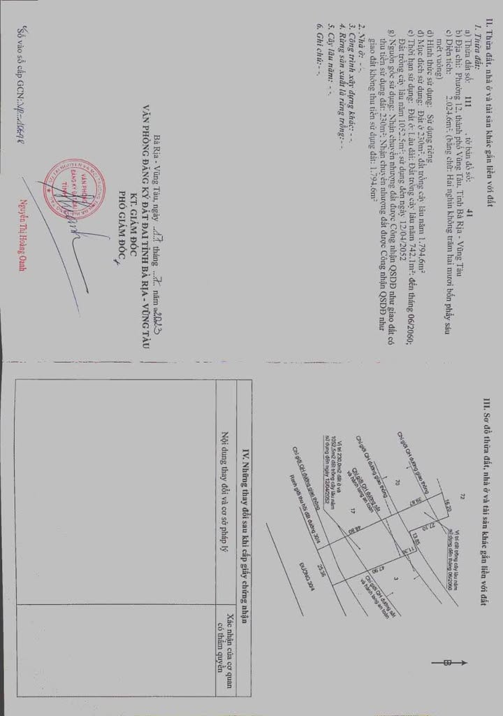 Đất mặt tiền đường 30 tháng 4, Vũng Tàu 2024m² giá 42 tỷ - Cơ hội đầu tư hiếm có!