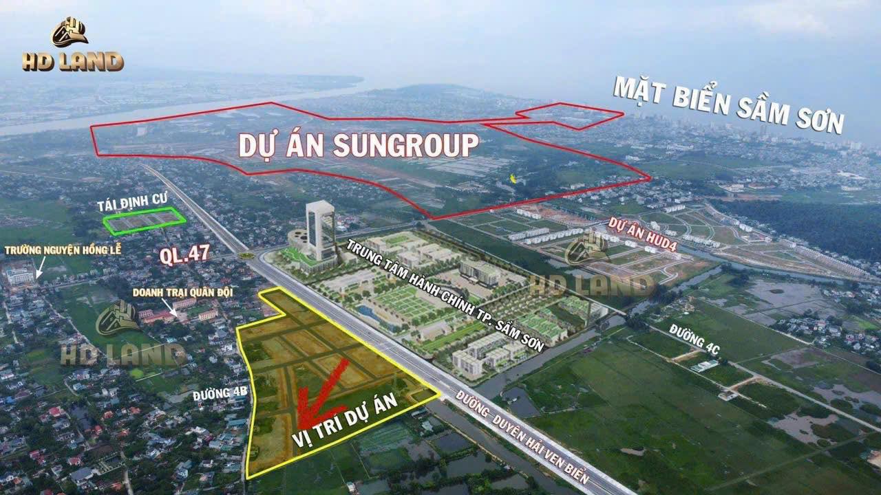 Lô đất MB Thọ Phú, Sầm Sơn 100m² giá chỉ 1x triệu/m² - Đầu tư sinh lời ngay!