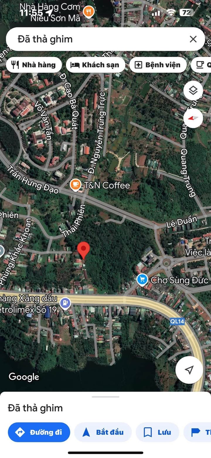 Lô đất 186m² tại trung tâm Gia Nghĩa - Bán nhanh 890 triệu