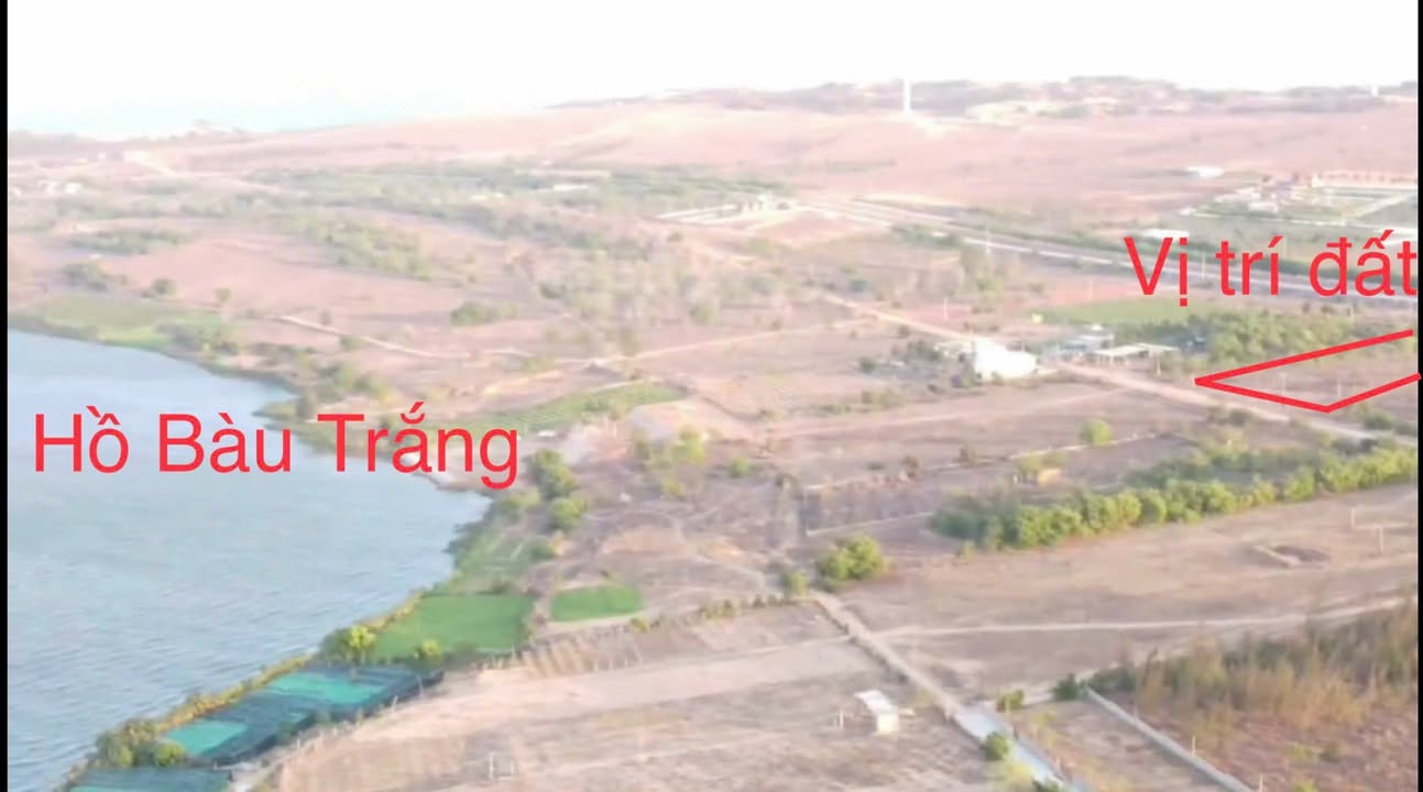 Đất nền Bàu Trắng - Hoà Thắng 2907m² giá thỏa thuận - Sổ hồng riêng, view hồ mát mẻ!