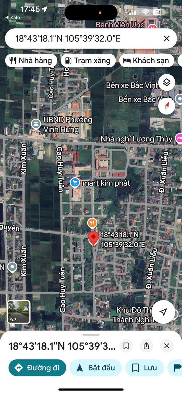 Đất Nghi Kim, Thành phố Vinh 160m² giá 4.8 tỷ - Bìa đẹp như tranh