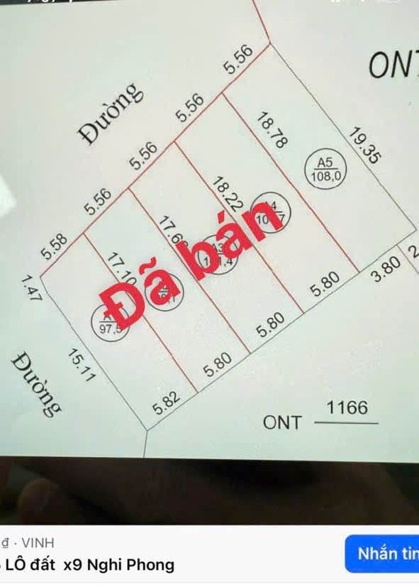 Đất Khối 9, Phường Hưng Lộc, 108m² giá 1.x tỷ - Cơ hội đầu tư tuyệt vời!