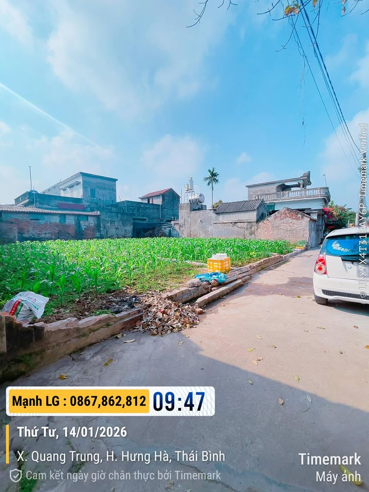 Đất nền 100m² tại xã Điệp Nông, huyện Hưng Hà - Sổ đỏ chính chủ, giá thỏa thuận!