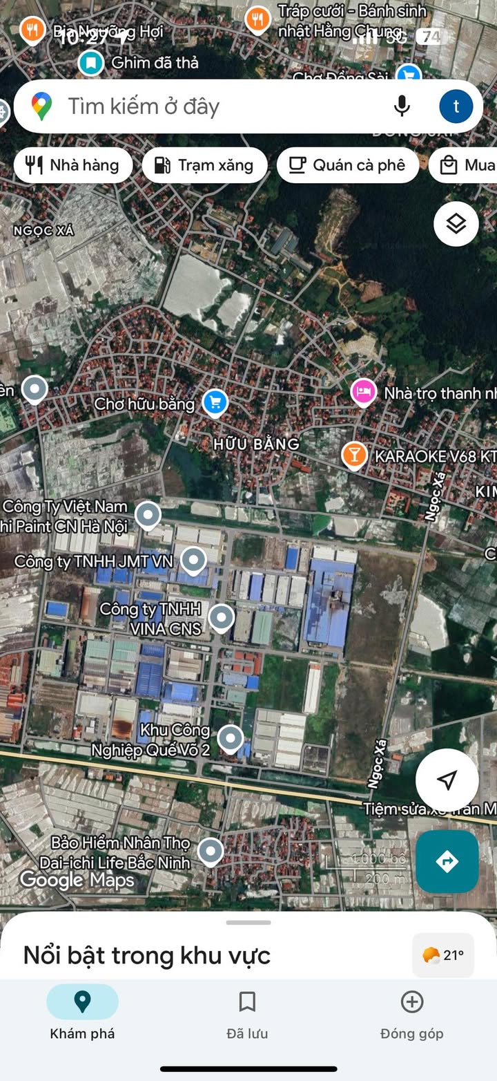 Đất nền Hữu Bằng – Ngọc Xá 107m² giá 1 tỷ - Gần KCN Quế Võ chỉ 800m!