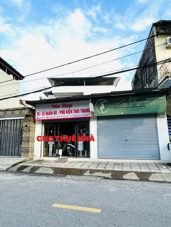 Nhà cho thuê tại 22 Trần Đăng Ninh, Thái Nguyên 40m² - Khu vực cao, không ngập lụt!