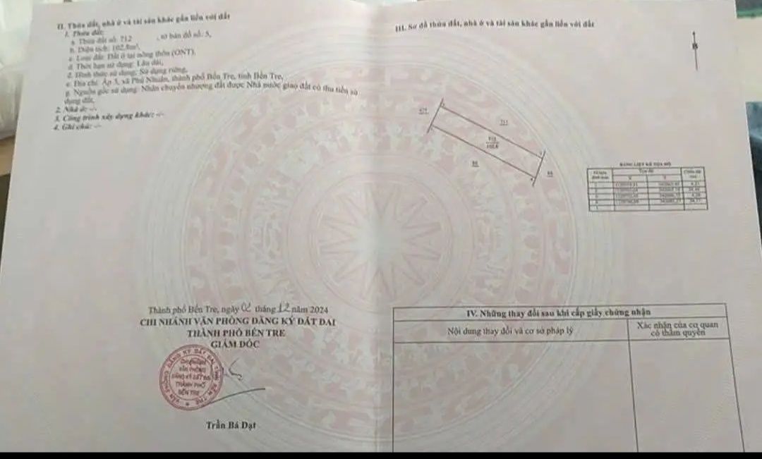 Đất nền thổ cư Phú Nhuận, An Hội 103m² giá 450 triệu - Đầu tư sinh lời!