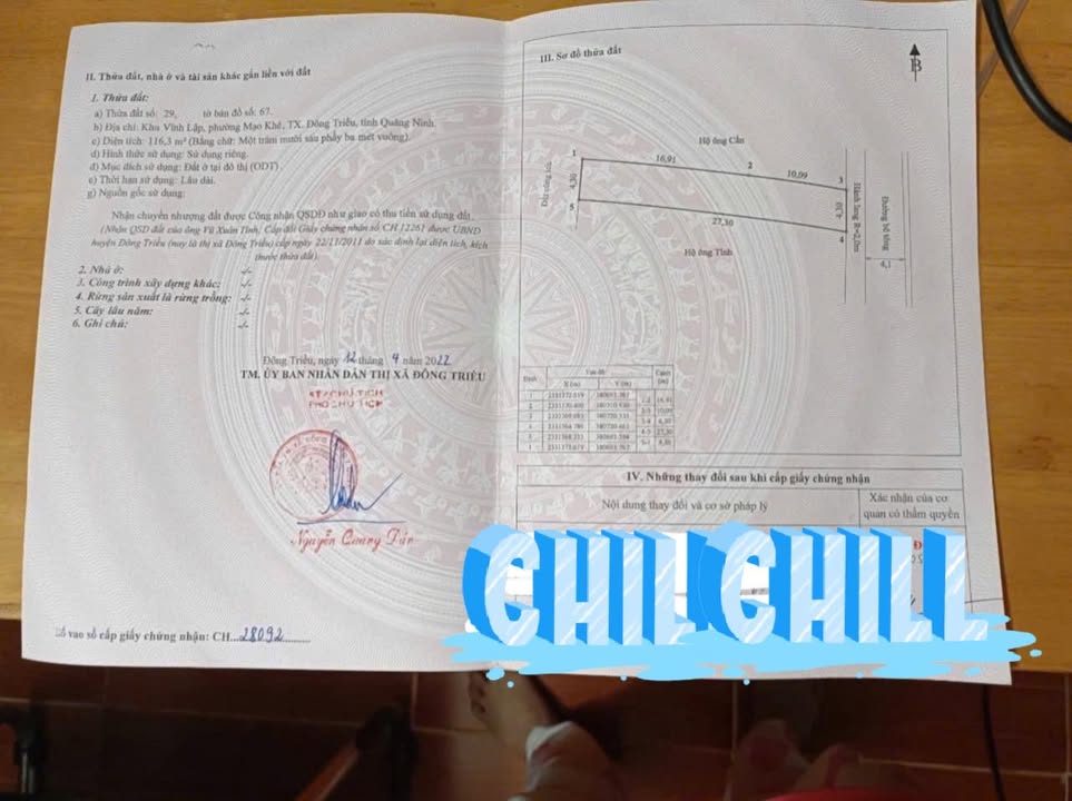 Đất nền Vĩnh Lập, Mạo Khê 116m² giá chỉ 500 triệu - Cơ hội vàng cho công nhân!