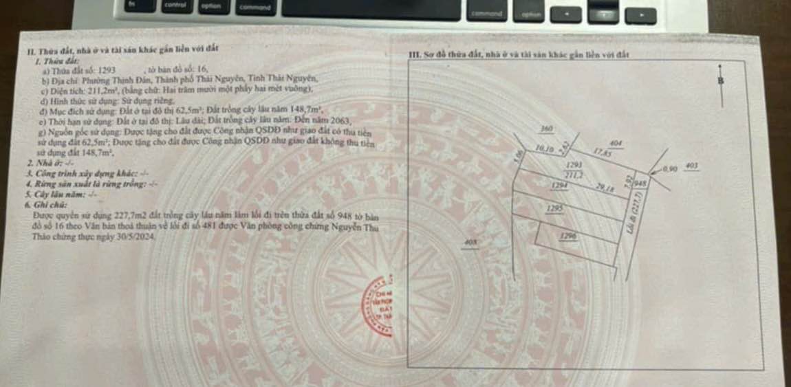 Đất thổ cư KDC số 6 Đán 211.2m² giá 2 tỷ - Ô tô tận cửa, dân cư đông đúc!