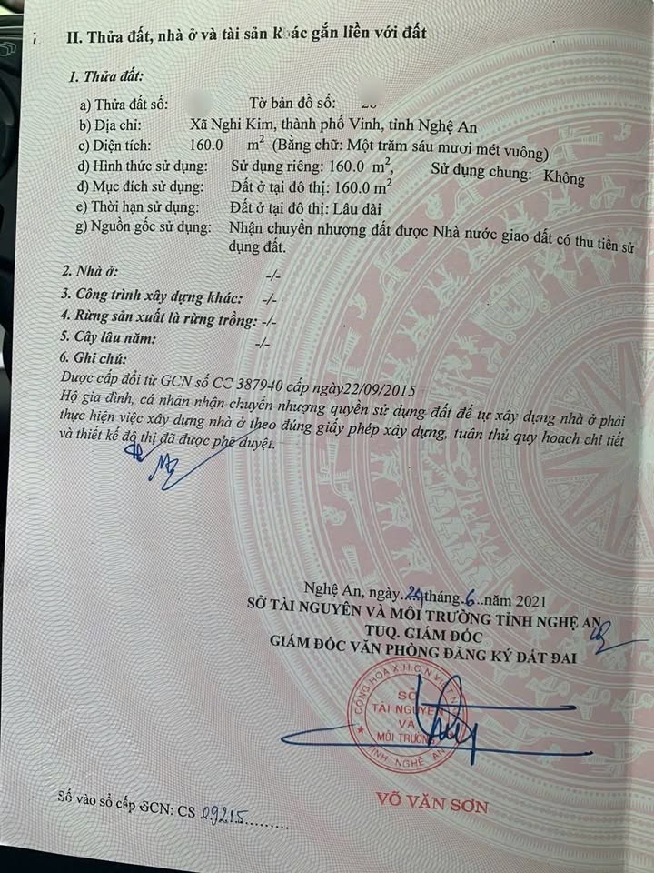 Đất Tecco Nghi Kim 160m² giá 4.8 tỷ - Bìa đẹp như tranh!