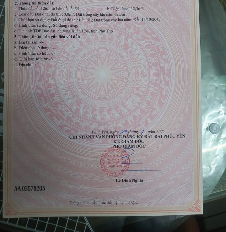 Đất thổ cư Phố Nam Cao, Phường Xuân Hòa 112m² giá 2 tỷ - Đường thông ô tô tránh!