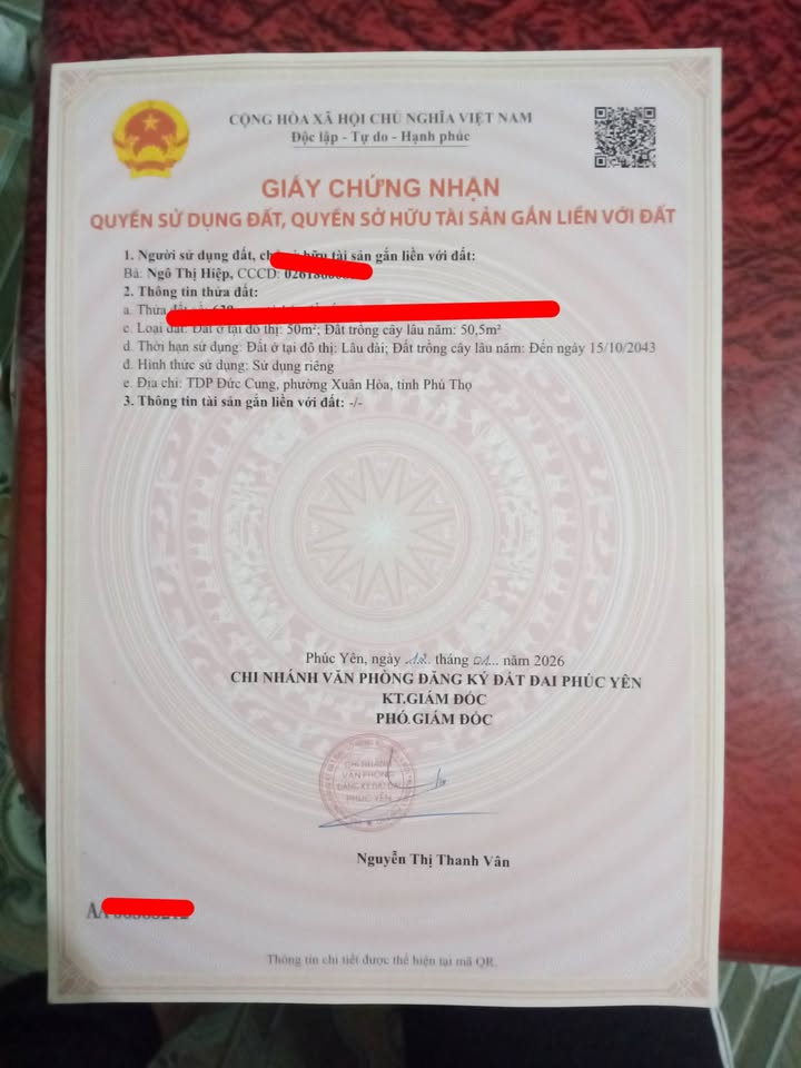 Đất nền An Phú - Xuân Hòa 105m² chỉ 1.8 tỷ - Đầu tư sinh lời hấp dẫn!