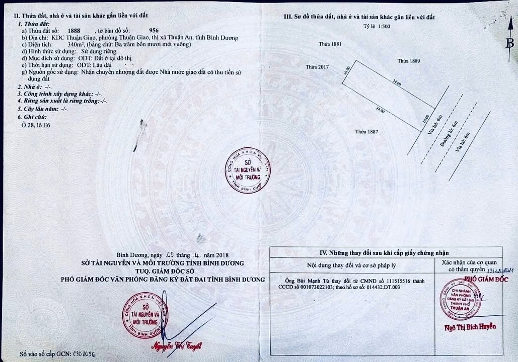 Đất thổ cư 340m² KDC Thuận Giao giá 10.7 tỷ - Gần chợ lớn, đầu tư sinh lời!