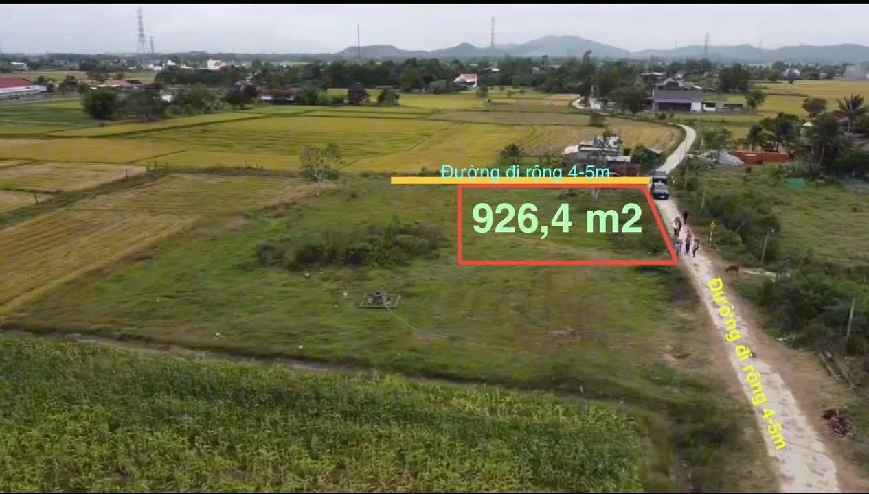 Lô đất góc 2 mặt tiền Sơn Lộc, Bắc Ninh Hoà 926,4m² - Cơ hội đầu tư hấp dẫn!