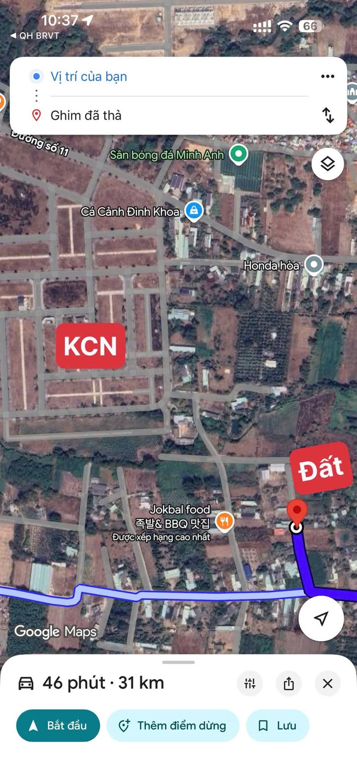 Đất thổ cư Nghĩa Thành, Châu Đức 508m² giá 1.8 tỷ - Tiềm năng xây dựng phòng trọ!