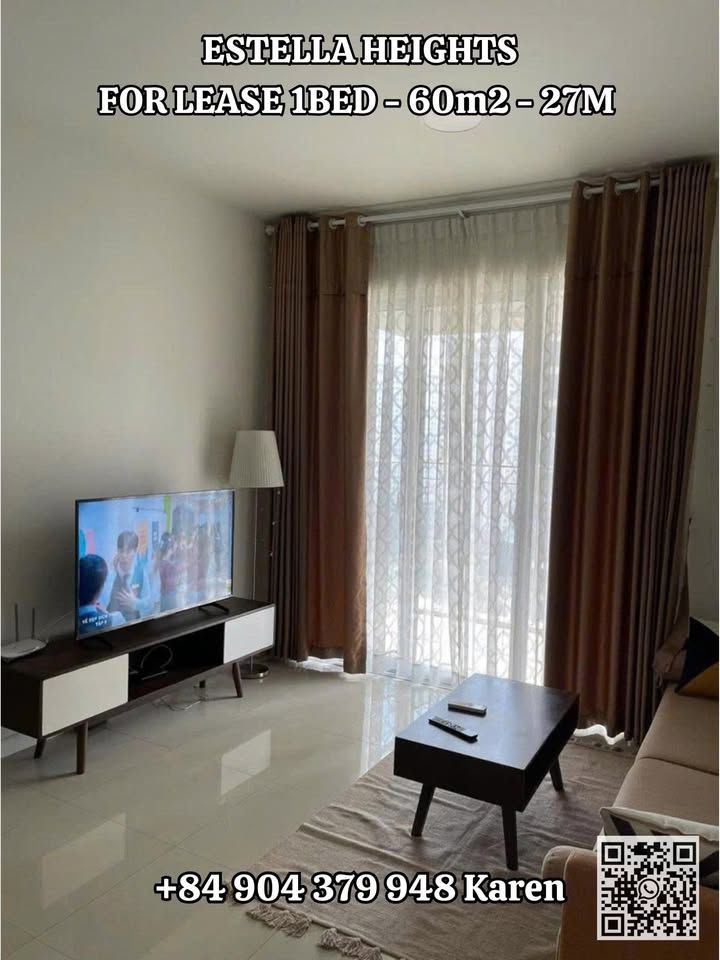 Căn hộ Estella Heights, Quận Tân Bình, 60m² - Sẵn sàng vào ở ngay!