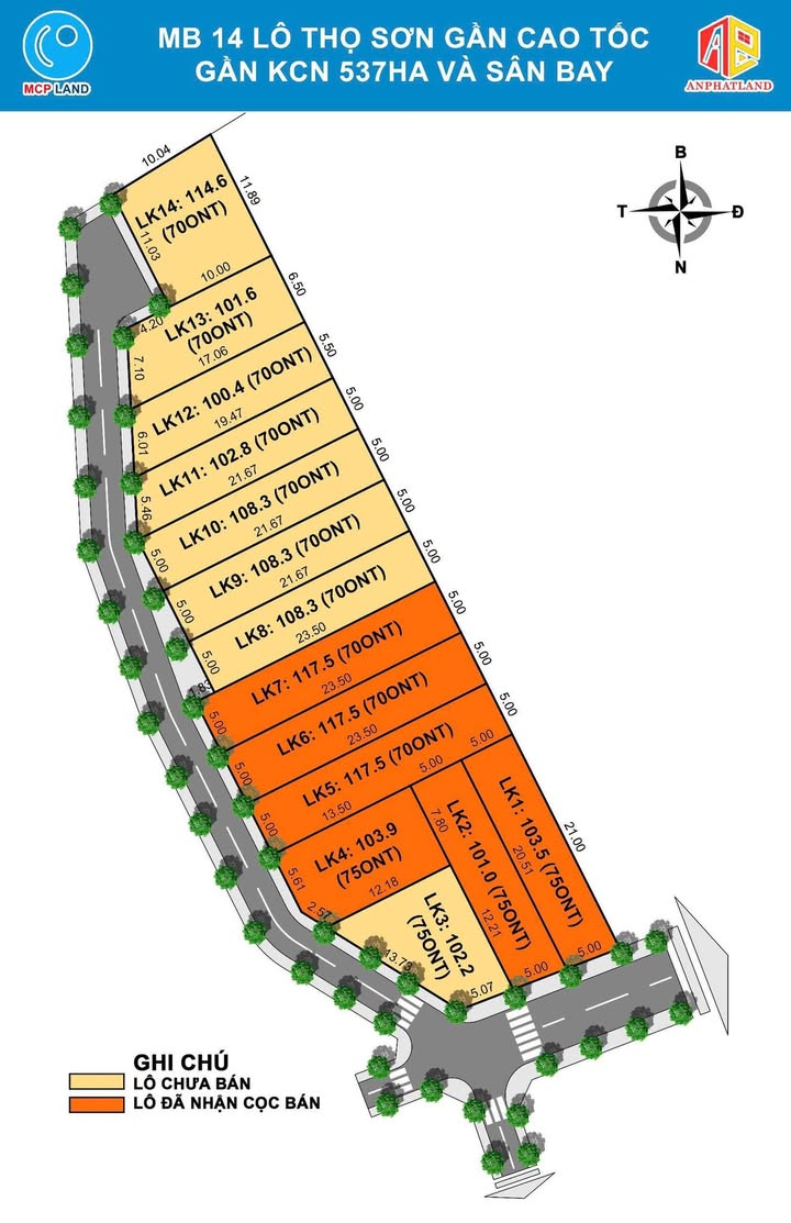 Đất nền Hợp Tiến, Triệu Sơn 100m² giá 400 triệu - Đối diện công viên thể dục thể thao!