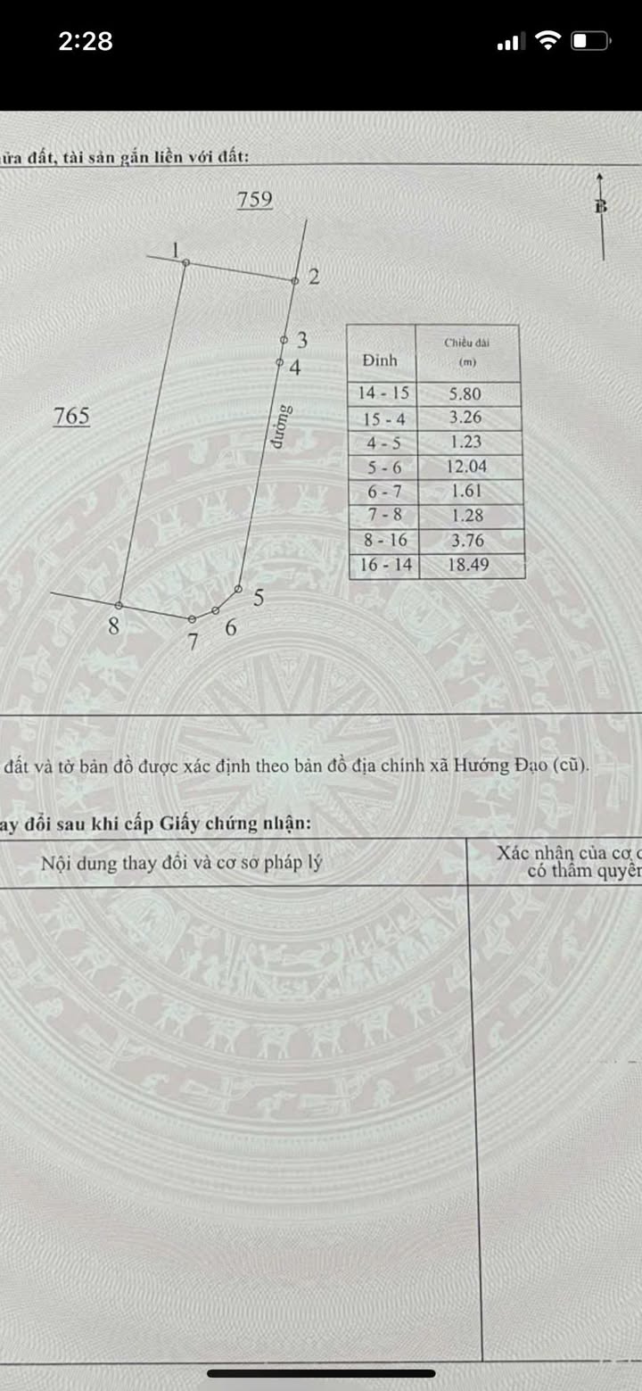 Đất nền thôn Quế, Sông Lô 108m² giá 1.4 tỷ - Cơ hội đầu tư hấp dẫn!