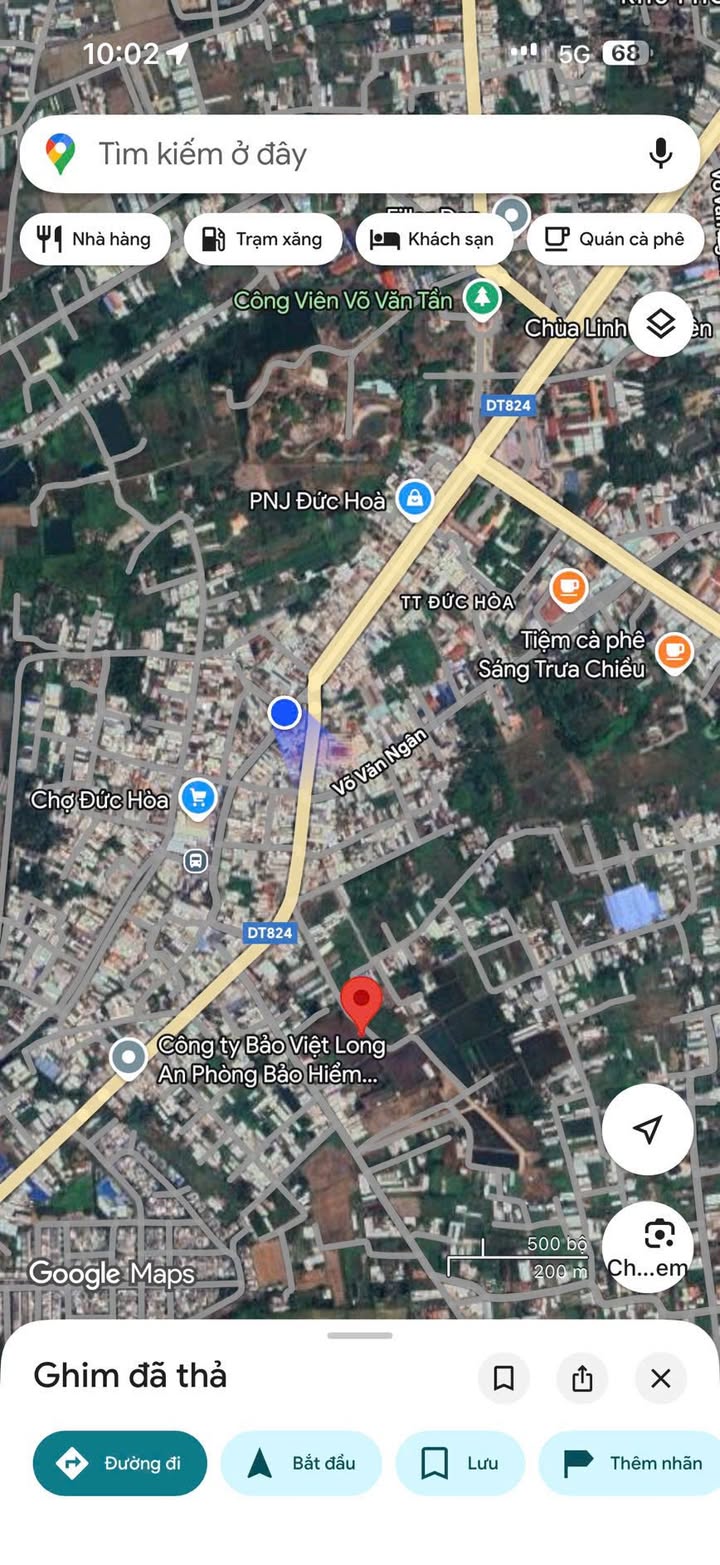 Đất thổ cư Đức Hòa 100m² giá 1.35 tỷ - Sát chợ, vị trí vàng!