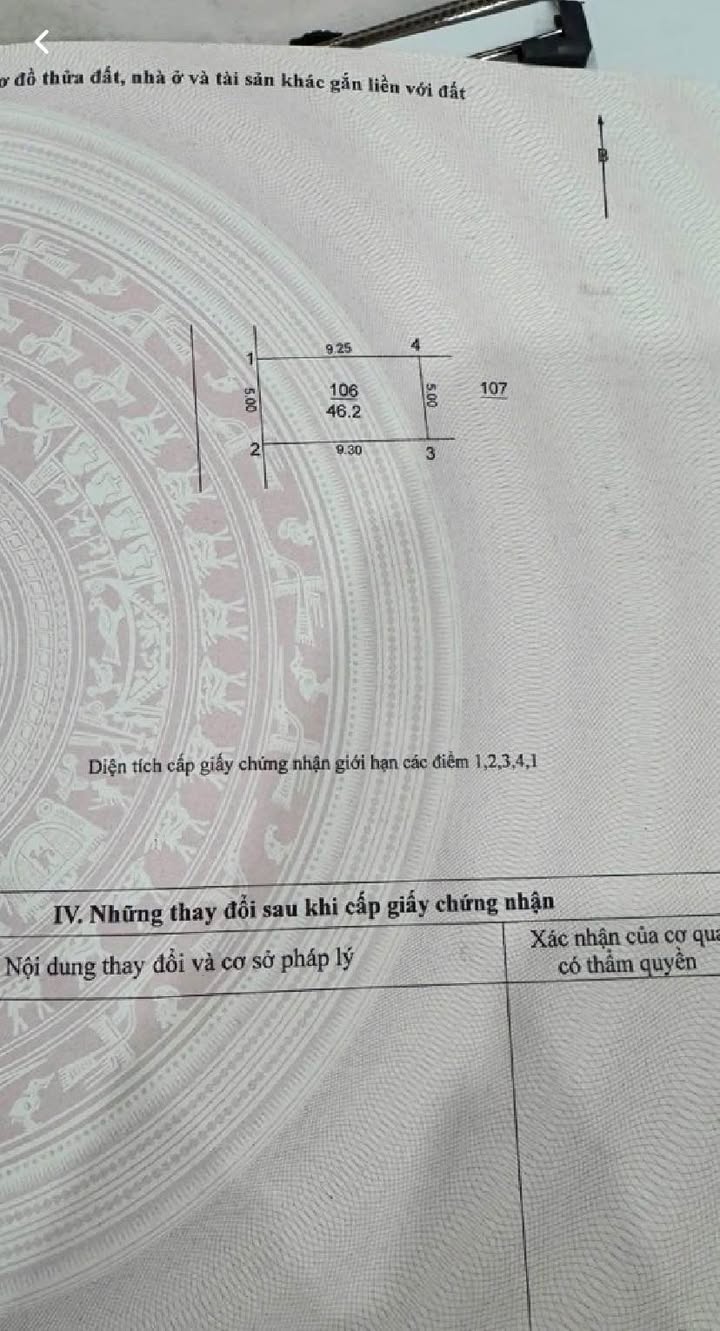 Đất thổ cư 46m² Thôn Vệ, Nam Hồng, Đông Anh - Giá chỉ 6x triệu/m²