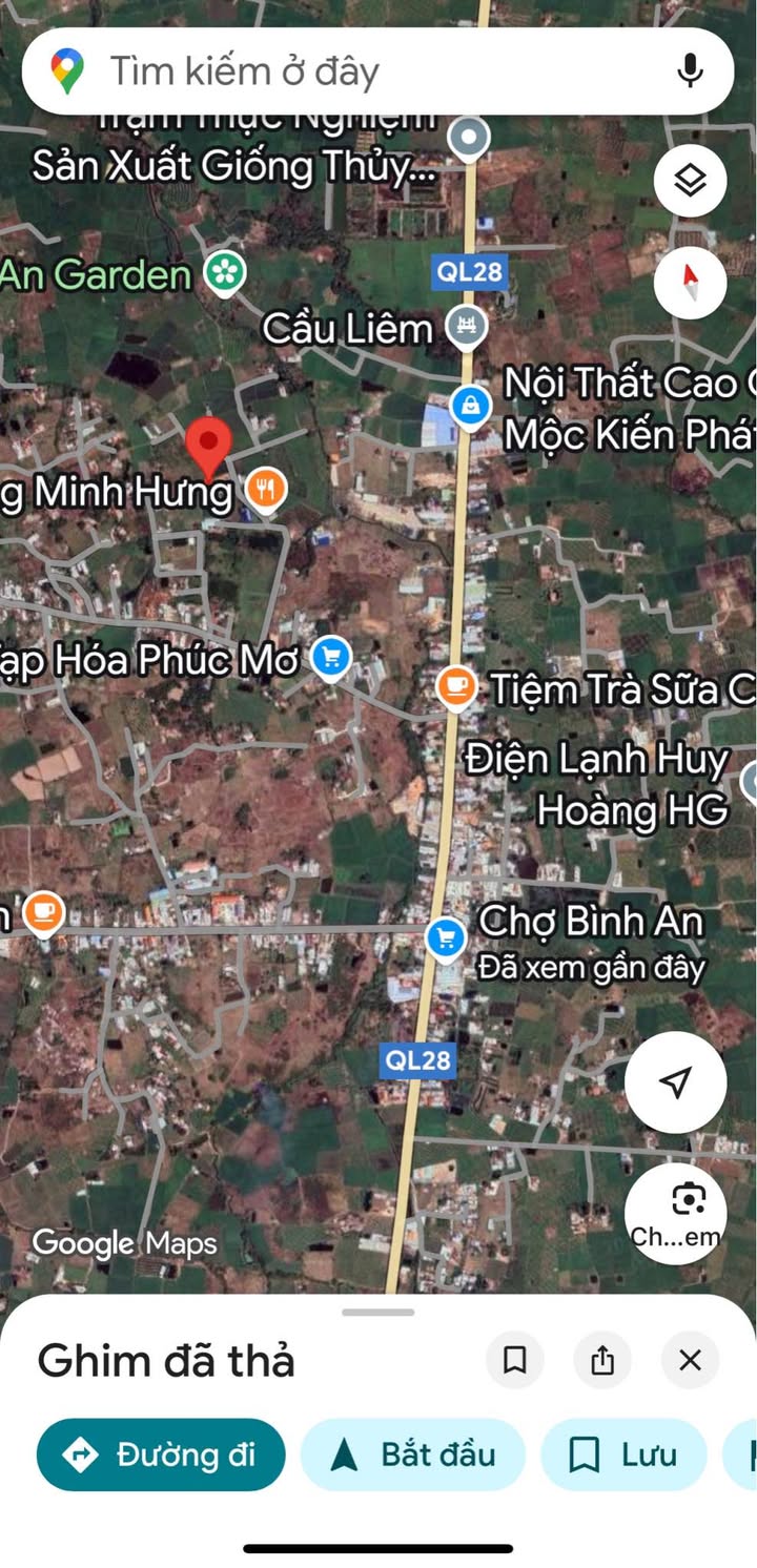 Đất nền xã Bình An, Bắc Bình 2000m² giá 1 tỷ - Cách chợ chỉ 500m!