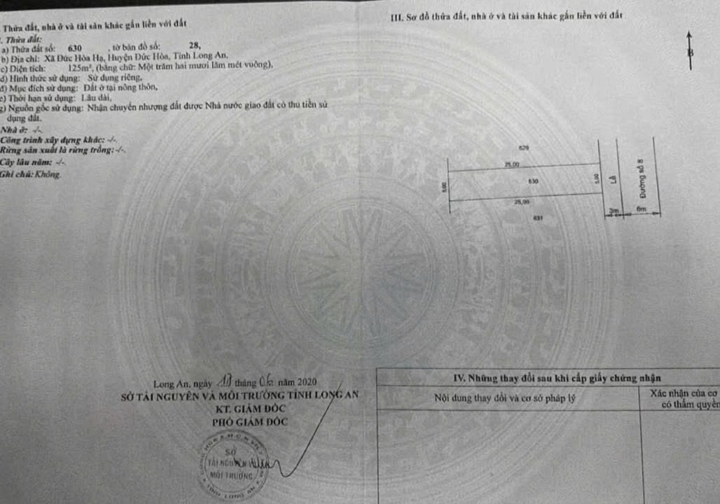 Đất nền Khu Galaxy Hải Sơn, Đức Hòa 125m² giá 1.65 tỷ - Cơ hội đầu tư hấp dẫn!