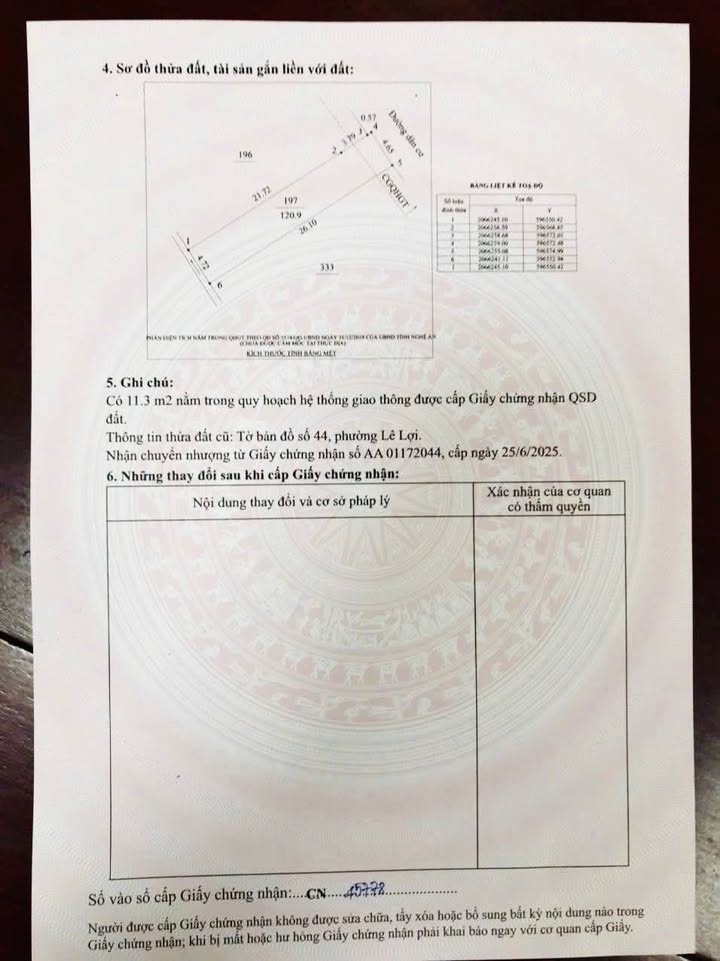 Nhà đẹp 2 tầng Phường Lê Lợi 120,9m² giá 6 tỷ - Dọn vào ở ngay!