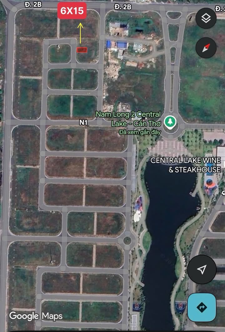 Đất nền KDC Nam Long 2 Cần Thơ 90m² giá 4.159 tỷ - Đối diện công viên, xây dựng tự do!