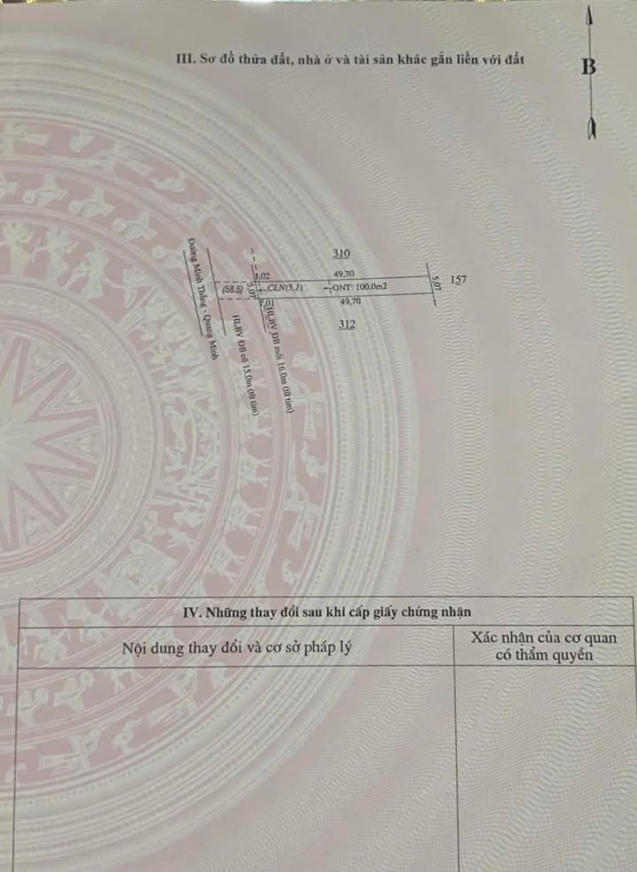 Đất thổ cư mặt tiền Liên xã Minh Thắng, Chơn Thành 250m² chỉ 400 triệu