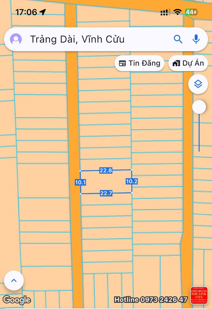 Đất Trảng Dài - Biên Hòa 228m² giá 3.x tỷ - Vị trí đắc địa, sẵn sàng xây dựng!
