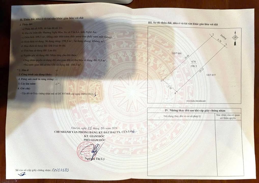 Đất mặt đường Mai Thị Lựu, Nghi Hòa 198m² giá 4 tỷ - Cơ hội đầu tư sinh lời!