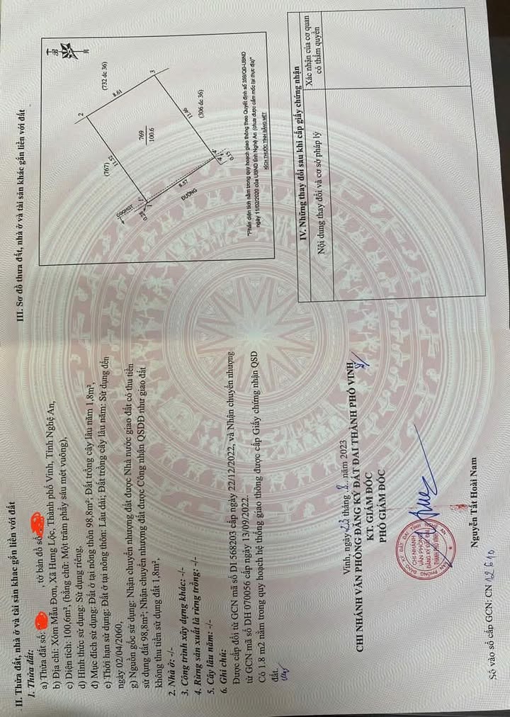 Đất Hưng Lộc, TP Vinh 106m² giá 2 tỷ - Cơ hội đầu tư hấp dẫn!