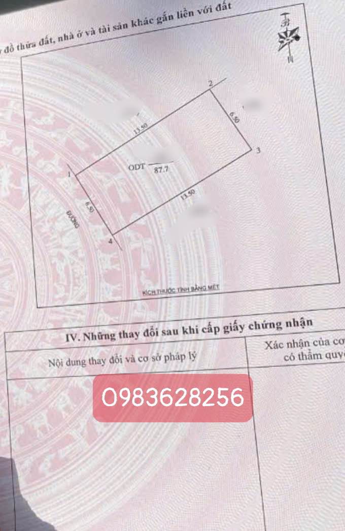 Đất nền Ngõ Trần Bình Trọng, Thành Vinh 87m² giá 3.5 tỷ - Cần tiền gấp trước Tết!