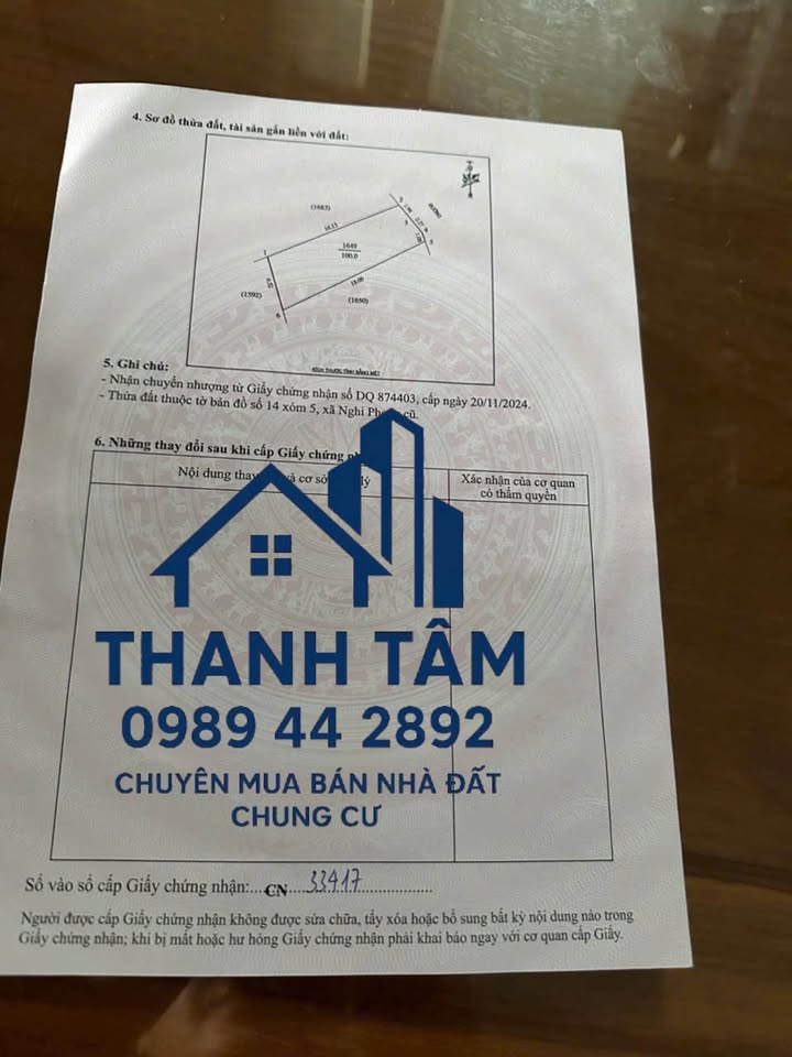 Đất nền Xóm 5 Nghi Phong 100m² giá 1.7 tỷ - Đường bê tông thông thoáng, gần khu hành chính!