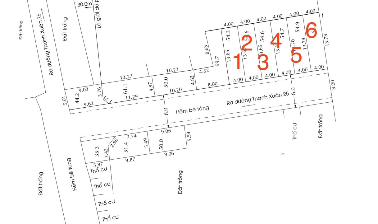 Đất nền Thạnh Xuân 25, Quận 12, 56m² chỉ 3.85 tỷ - Cơ hội đầu tư vàng!