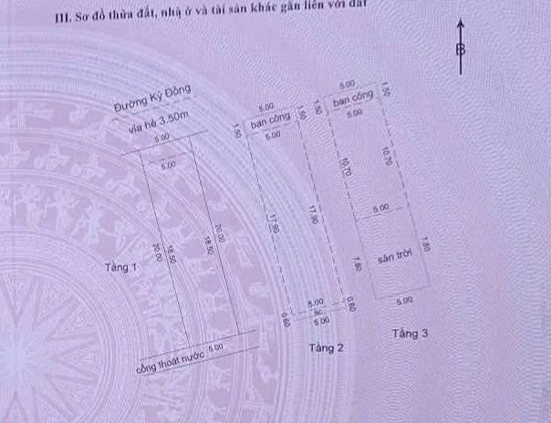 Nhà 3 tầng mặt tiền đường Kỳ Đồng, quận Thanh Khê, 100m² giá 10.4 tỷ - Chính chủ bán gấp!