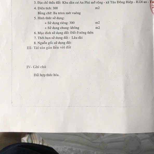 Nhà 1 tầng Phường Tân Đông Hiệp 300m² giá 11 tỷ - Đầu tư sinh lời ngay!