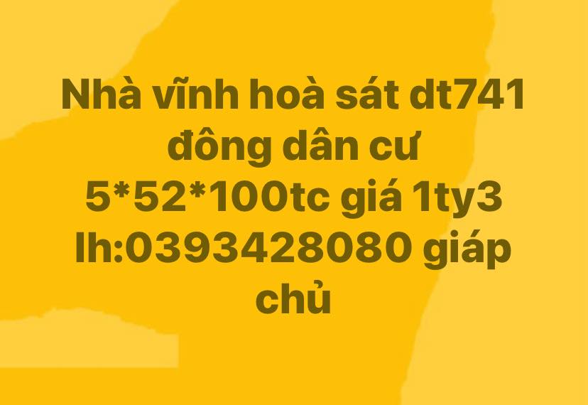 Đất nền Vĩnh Hoà, Phú Giáo 5200m² giá 1.3 tỷ - Đầu tư sinh lời ngay!