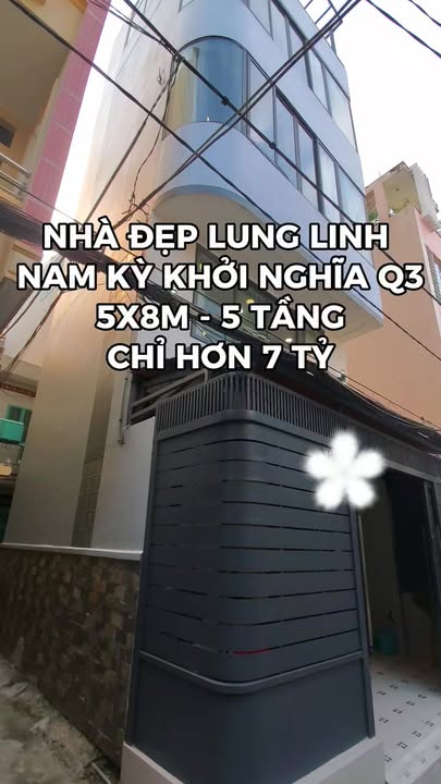 Nhà đẹp Nam Kỳ Khởi Nghĩa Q3 25m² giá 7 tỷ - Hiếm có khó tìm!