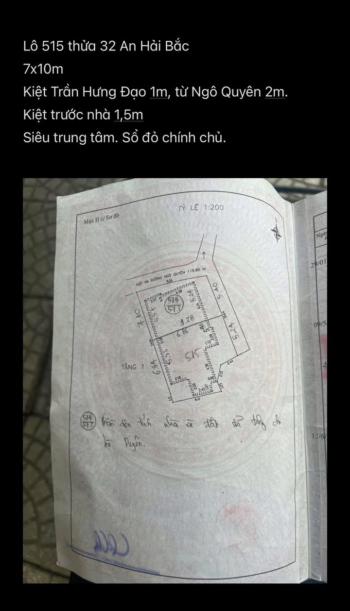 Đất nền kiệt đường An Đồn, Sơn Trà, Đà Nẵng 70m² chỉ 3.5 tỷ - Cần bán gấp chính chủ!