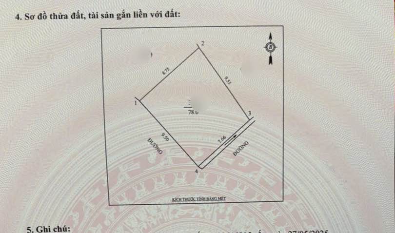 Đất nền lô góc 78m² tại Trường Tiến, Vinh - Giá chỉ 5.xx tỷ - Cơ hội đầu tư sinh lời!