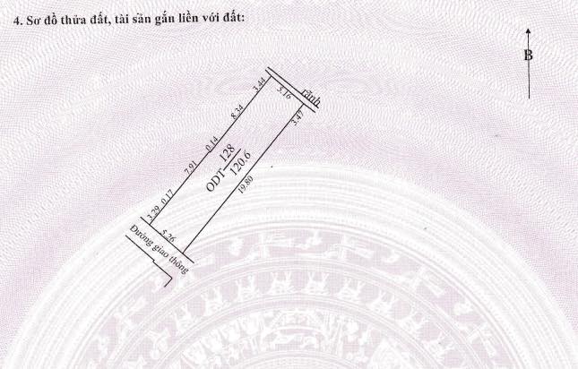 Đất nền Phường Hoàng Văn Thụ Bắc Giang 120.6m² giá 3 tỷ - Vị trí trung tâm gần chợ!