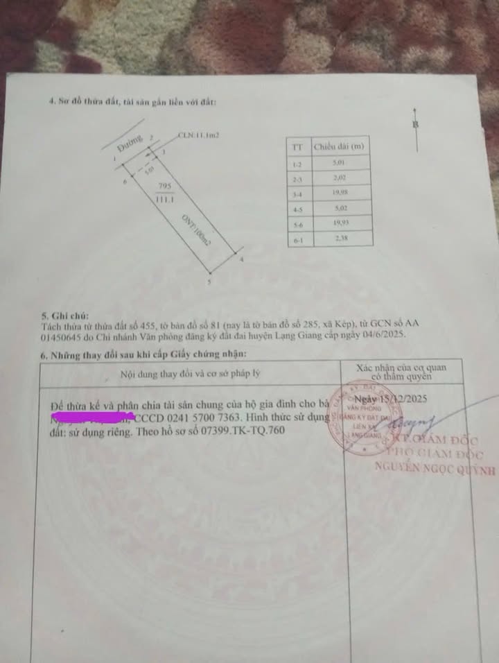 Đất nền Thị trấn Kép 110m² - Đường thông, giá đầu tư hấp dẫn!