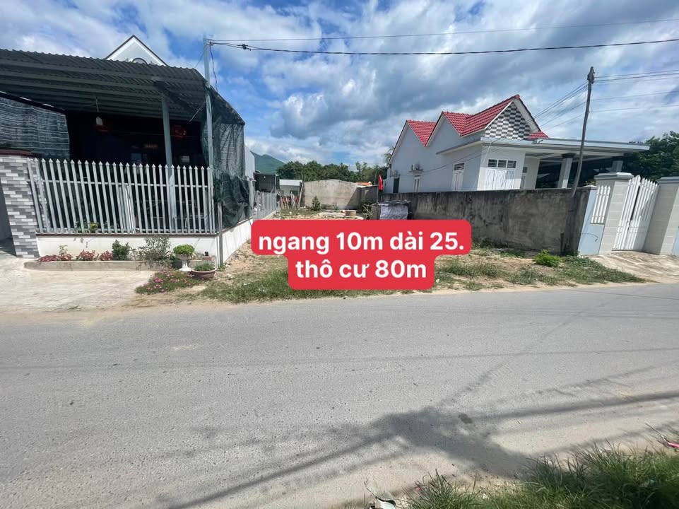 Đất thổ cư Vạn Ninh 250m² giá 1.65 tỷ - Đầu tư sinh lời ngay!