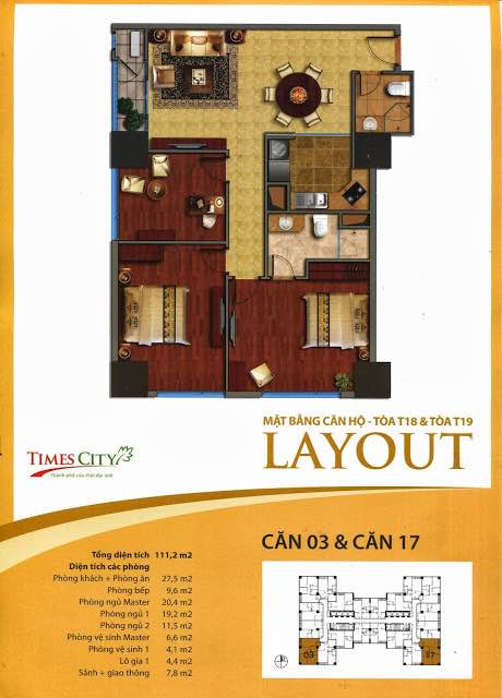 Căn hộ 3PN Tòa T18 Minh Khai 114m² giá 14 tỷ - Nhà đẹp, view thoáng