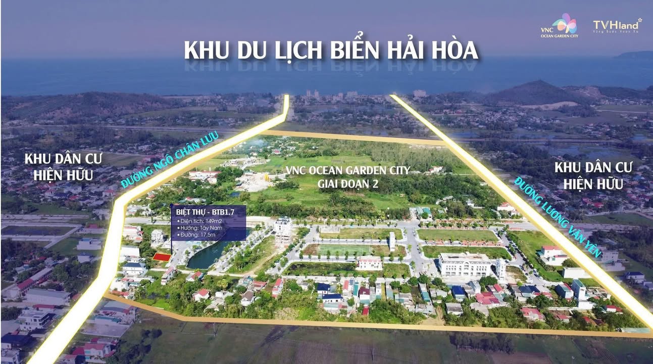 Đất nền Ocean Park Nghi Sơn 100m² giá thỏa thuận - Cơ hội đầu tư sinh lời cao!